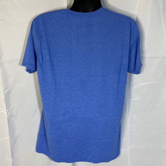 Sesame St Theme Tee Blue Yellow Graphics Short Sleeve See Measurements Adult L - Picture 3 of 5